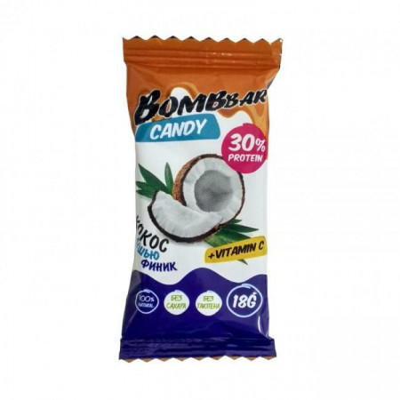 Конфеты Bombbar Candy 18г Кокос-кешью