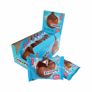 Печенье глазированное с начинкой BombBar Chikalab 60г Шоколад