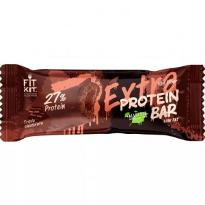 Батончик протеиновый Fit Kit BAR EXTRA 55г Тройной шоколад