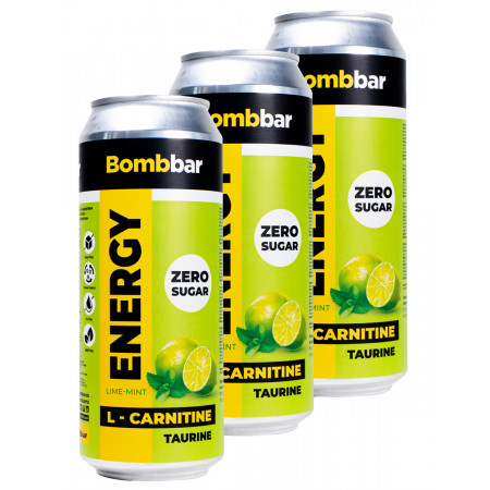 Напиток энергетический BOMBBAR L-Карнитин 0,5 Лайм-мята
