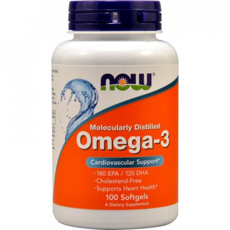 Омега-3 NOW Omega 3 1000 mg 100 капсул