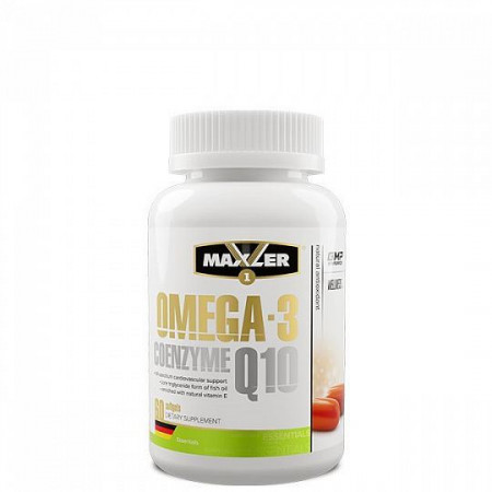 Maxler Omega-3 Coenzyme Q10 60 капсул