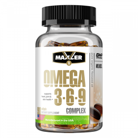 Омега 3-6-9 Maxler Omega 3-6-9 Сomplex 90 мягких капсул