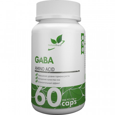 Габа Natural Supp GABA 500 mg 60 капсул