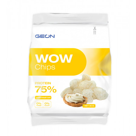 Чипсы протеиновые GEON WOW Protein Chips 30г Сыр