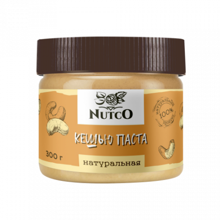 Кешью паста натуральная NUTCO  300 гр