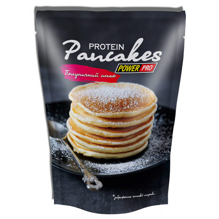 Смесь для выпекания PowerPro Protein Pancakes 600г Клубника с белым шоколадом