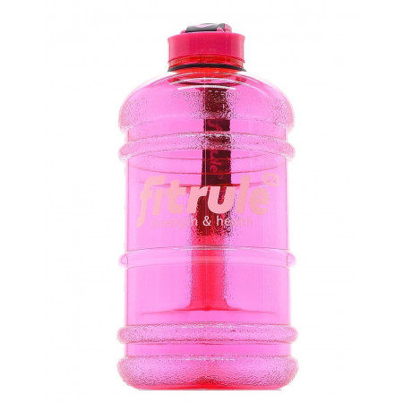 Бутылка FitRule металлическая крышка 1.3L Розовоя