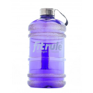 Бутылка для воды FitRule металлическая крышка 2.2л Фиолетовая