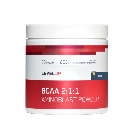 Аминокислоты Level UP Aminoblast BCAA Powder 252г Груша