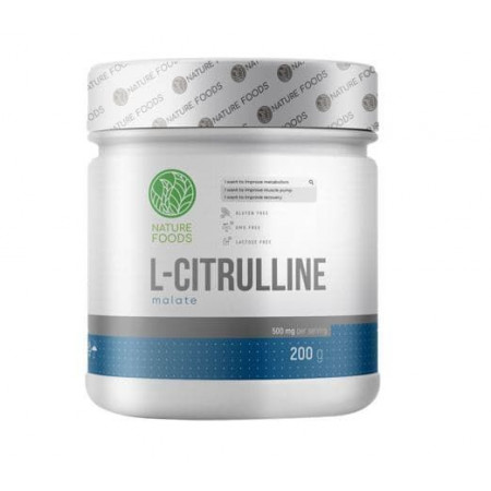 Цитрулин Nature Foods L-Citrulline Malate 200г