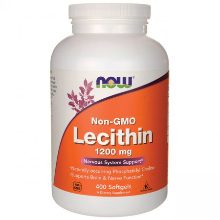 Лецитин NOW Lecithin 1200 mg 400 капс