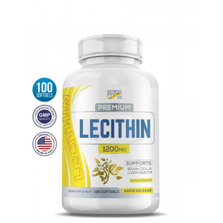 Лецитин Proper Vit Premium Soy Lecithin 100 капсул