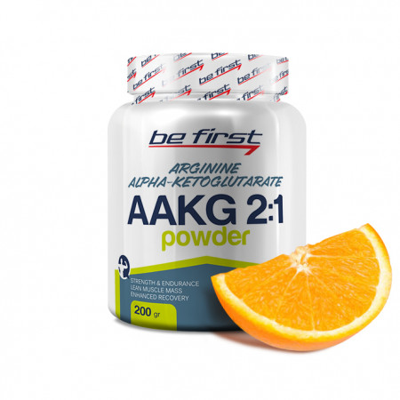 Аминокислоты Аргинин Be First AAKG powder 200г Апельсин