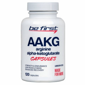Аминокислоты Аргинин  Be First AAKG  Capsules 120 капсул