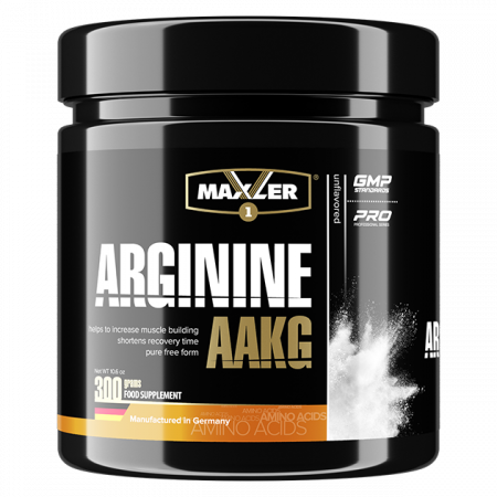 Аминокислоты Аргинин Maxler Arginine AAKG 300г