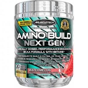 Аминокислоты в порошке MuscleTech Amino Build Next Gen 30 порций Белая малина