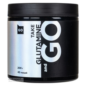 Глютамин TAKE and Go Glutamine 200г