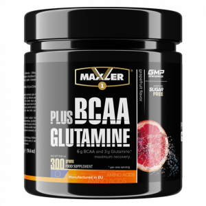 Maxler BCAA + Glutamine 300г Грейпфрут
