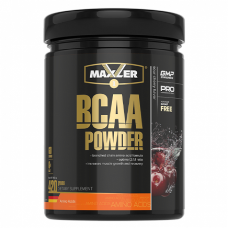 Maxler BCAA Powder 2:1:1 Sugar Free (DE) 420г Вишня