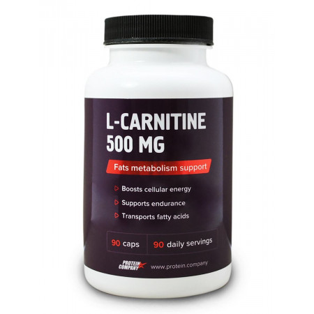 Карнитин Protein Company L-Carnitine 500 mg 90 капсул