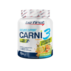 Карнитин в порошке Be First CARNI 3 powder 150г  Цитрусовый микс