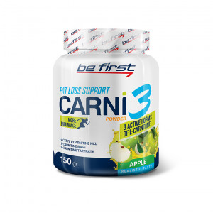 Карнитин в порошке Be First CARNI 3 powder 150г  Яблоко