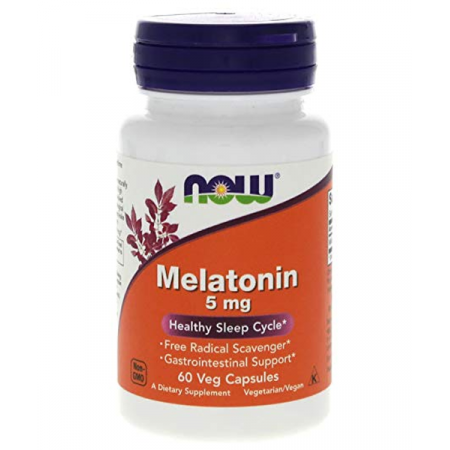 Мелатонин NOW Melatonin 5mg 60 капсул