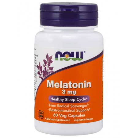 Мелатонин NOW Melatonin 3mg 60 капсул