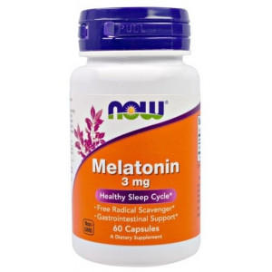 Мелатонин NOW Melatonin 3mg 90(жевательные пастилки)