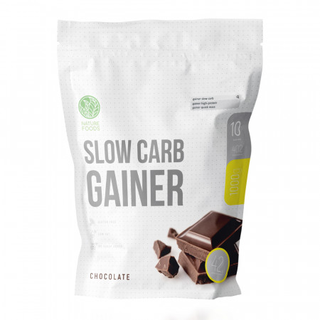 Гейнер Nature Foods Slow Carb Gainer 3000г Шоколад
