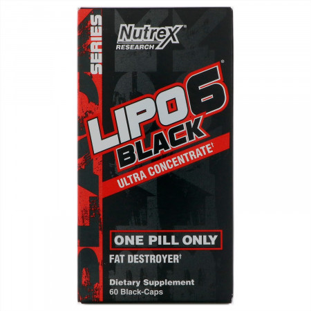 Жиросжигатель Nutrex Lipo-6 Black Ultra Concentrate 60 капсул
