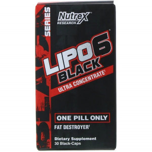 Жиросжигатель Nutrex Lipo-6 Black Ultra Concentrate 30 капсул