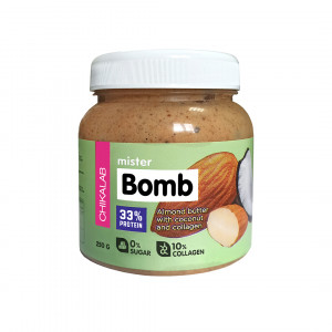 Паста Misret Bomb Bombbar CHIKALAB Паста миндальная с кокосом 250г