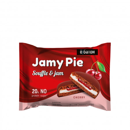 Печенье Ё/Батон Печенье Jamy Pie Souffle and Jam 60г Вишня