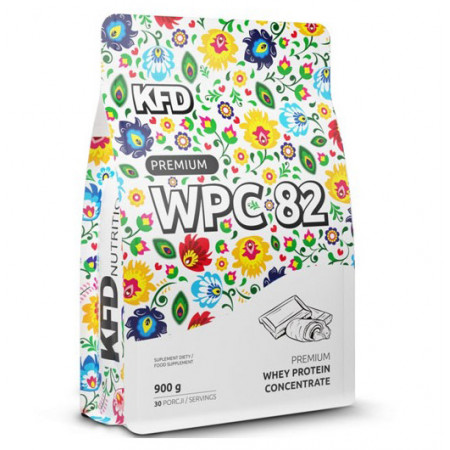 Протеин KFD Nutrition WPC 82 PREMIUM 900г Карамель-арахис