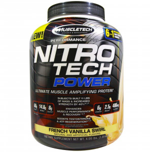 Протеин MuscleTech Nitro Tech Power 1.81кг Шоколад