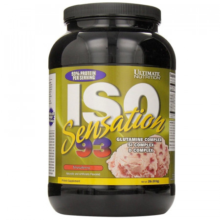 Протеин Ultimate Nutrition ISO Sensation 908г Клубника