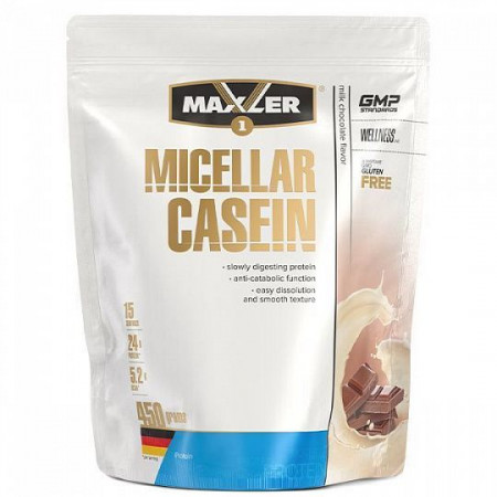 Протеин казеин Maxler Micellar Casein 450г Молочный шоколад