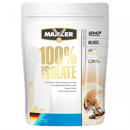 Протеин Maxler 100% Isolate 900г Холодный кофе