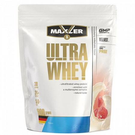 Протеин Maxler Ultra Whey 900г Клубника