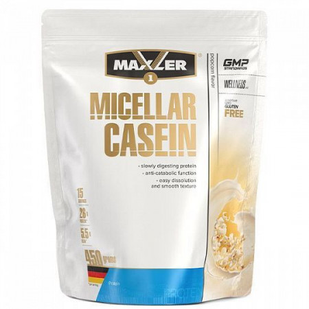Протеин казеин Maxler Micellar Casein 450г Попкорн