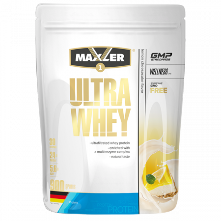 Протеин Maxler Ultra Whey 900г Лимонный чизкейк
