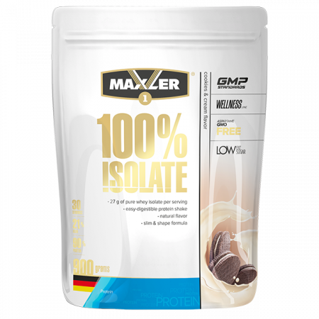 Протеин Maxler 100% Isolate 900г Крем-печенье