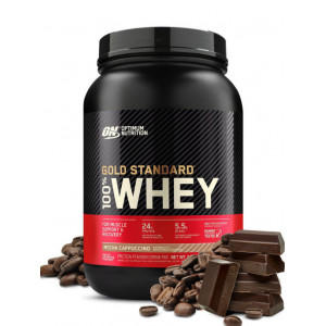 Протеин Optimum Nutrition 100 % Whey protein Gold standard 908г Каппучино