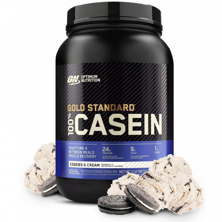 Протеин казеин Optimum Nutrition 100% Casein Protein 908г Печенье-крем