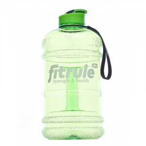 Бутылка для воды FitRule  крышка щелчок 2.2л Зеленая