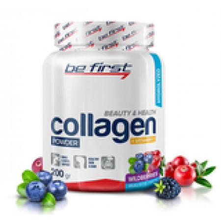Коллаген+витамин С Be First Collagen + vitamin C 200г Лесные ягоды