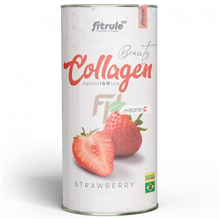 Коллаген Fitrule Collagen peptides 300г Клубника