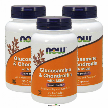 Витамины для суставов NOW Glucosamine Chondroitin with Msm 90 вег.капсул